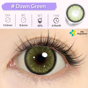 【COD&Free Lenscase】MYSTICEYES SOFTLENS TWILIGHT SERIES 1Pasang Korean Fashion Style Lensa Warna Soflens Diameter 14.2MM Normal