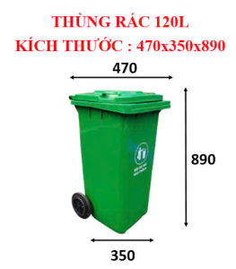 THÙNG RÁC NHỰA 30L 60L 100L 120L240L NHỰA NGUYÊN SINH GIÁ RẺ