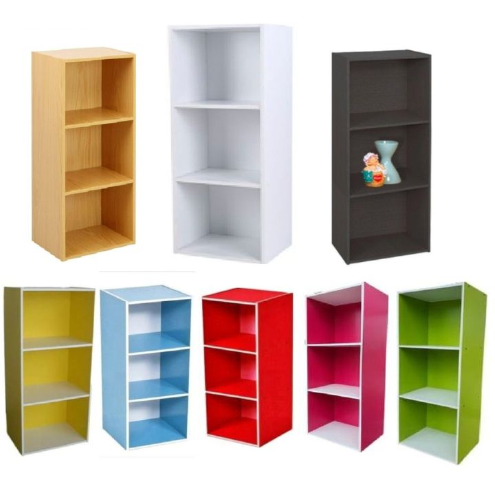 Category Rack Book READY STOCK)3 Tier Wooden Multipurpose Rack Book Shelf Rak Buku Kabinet ...
