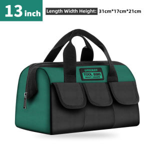 Tool Bag 13Inch Kain Oxford Tebal Tas Alat Perkakas Kuat Tas Perkakas Toolkit Toolbox 13 Inch