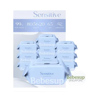 BEBESUP Sensitive Baby Wipes - Case