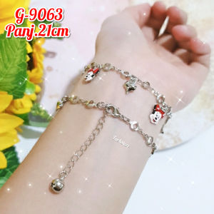GELANG RANTAI MOTIF KARTUN ANAK PERHIASAN ANTI ALERGI/G-9063