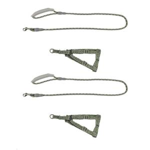 Durable Large Dog Harness Leash Set for Small Dogs No Pull Adjustable and Breathable Puppies Vest