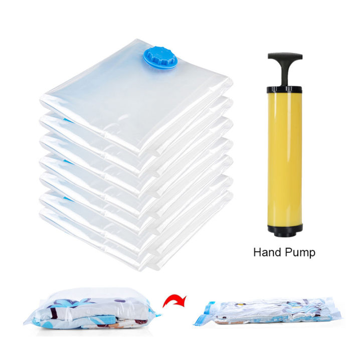 Vacuum Compression Storage Bag Reusable Travel Sealer Bags for Duvets