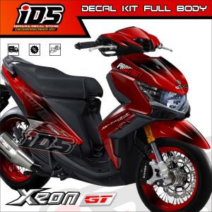 Terbaru Decal Xeon GT 125 Full Body Stiker Xeon GT 125 Full Body Desain Gradasi Type 02