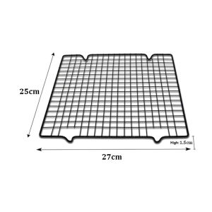 Cooling Rack Stainless Steel Nonstick Grid Tray Cake Rack Pizza Bread Barbecue Holder Baking Tools COD