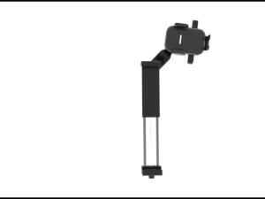 Adjustable Tesla Phone Mount Car Phone Holder for Model 3 and Model Y No Glue RequiredCenter Console Display iPhone Holder Touchscreen Phone Mount for Tesla Fits for All Phone(Black)