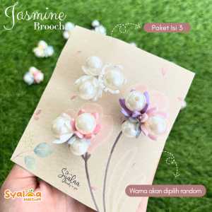 Nutriza Scarves - Brooch Bunga aksesoris Hijab Cantik - Jasmin Brooch
