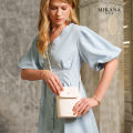Mikana Bronze Kogarashi Leather Bucket Bag for Woman Sling Bag small bag mini bag slingbag crossbody bag bags for women. 