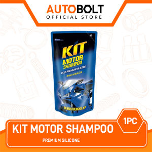 KIT MOTOR SHAMPOO WITH SILICONE Pembersih Mengkilapkan Mengkilap Kilap Sabun Shampoo Shampo Sampo Cuci Motor Mobil Pouch 200ml Sachet Satuan PC