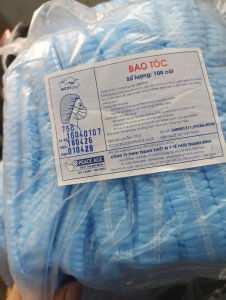 BAO TÓC CON SÂU TIỆT TRÙNG BỊCH 100 CÁI