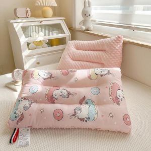 R&J _ Soft Kid Cotton Pillow Sleeping Pillows Washable Bantal Kapas Budak Bayi Bantal Infant Baby Prevent Flat Head Pillow