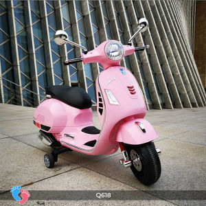 [Hoàn tiền 10%]Xe máy điện trẻ em cao cấp VESPA Q618 dòng 2 động cơ cho bé yêu 2-8 tuổi - Vecpa Q518 dòng 1 động cơ cho bé 1-4 tuổi