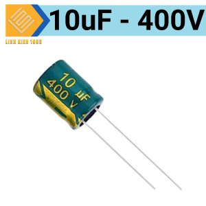 [ 5 CON ] Tụ điện 10uf400v tụ hóa 10uf400v chân cắm xuyên lỗ