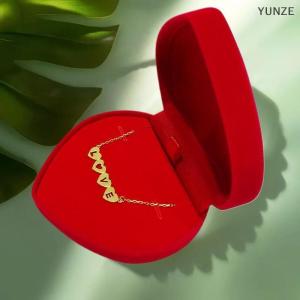 [COD] YUNZE Velvet Heart Jewelry Box Soft Red Ring Necklace Packaging Case Elegant Love Gift Display Storage Organizer Romantic Proposal