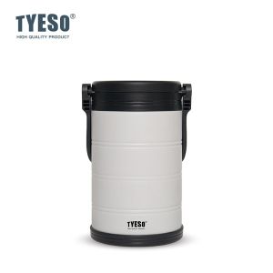 TYESO Large-Capacity Handheld Ice Bucket Vacuum Insulated Long-Lasting Cooler Comfort-Grip Toughness Easy To Clean Outdoor