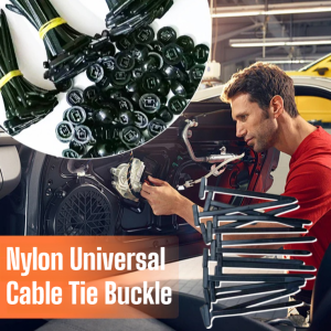Universal Automotive Wiring Harness Fixing Tie Buckle Wire Oil Pipeline Fixing Seat Buckle Nylon Tie Card汽车线束固定扎带卡扣