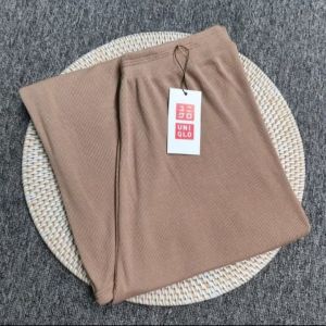 Celana Kekinian Wanita Anti Kusut Korean Style Celana Kerja Kantor Kulot Loose Highwaits Trousers