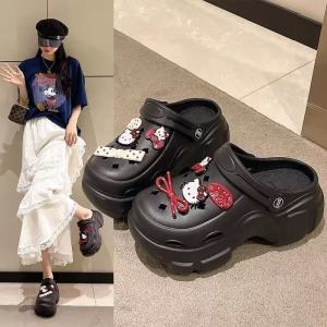 [Free Shipping] Super Thick 3.5CM Platform Clogs For Women New Summer Outdoor Non-Slip Beach Sandals Height-Increasing Ins Style