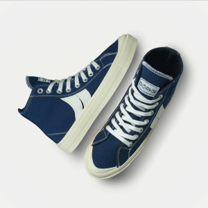 Dorks Classic High Navy - Sepatu Sneakers Casual Pria Wanita Sepatu Sekolah Dorks