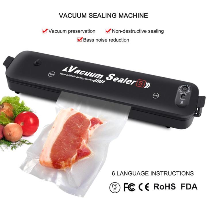 Portable vacuum sealer machine Food Automatic Plastic Bag sealing machine  Dry and wet mode Home Kitchen Commercial Food Preservation Compression