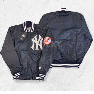 HOCKY Jaket Baseball Varsity Pria Wanita Vintage Putih Full Bordir Premium Kece Keren Kekinian Terbaru