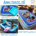 Bể bơi hồ bơi cho trẻ em bé (175x125xCao55cm) be boi ho boi phao boi cho tre em be. 