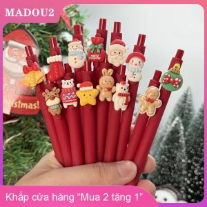 [COD] MADOU2 5Pcs Giáng Sinh Gel Bút Sinh Viên Giải Thưởng Phim Hoạt Hình Giáng Sinh Cây Santa Claus Snowman Gel Bút Sáng Tạo Sinh Viên Văn Phòng Phẩm Quà Tặng