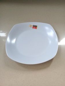 Piring Melamin Makan Kotak 6pcs 23cm (9inch)
