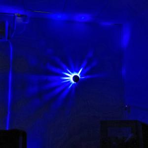 【Outlet】 5W USB RGB Sound Light Activated Rotating Disco LED Ball Party Stage Par Lights Activated Lamp LED Disco Sound Strobe Lamp