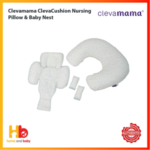 Clevamama ClevaCushion Nursing Pillow & Baby Nest - Terazzo