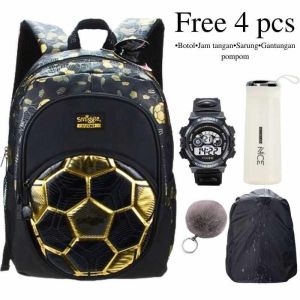 BANYAK BONUSNYA Tas Sekolah Ransel Anak laki-laki Motif Bola tAS PUNGGUNG TAS RANSEL SD SMP TK PAUD