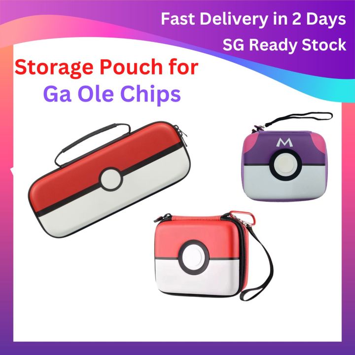 (SG) Pokemon Ga Ole Chips Storage Pouch (2 sizes) Lazada Singapore