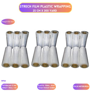 Strech Film Plastik Wrapping Plastik Wrapp (WP25 / 1 Roll)