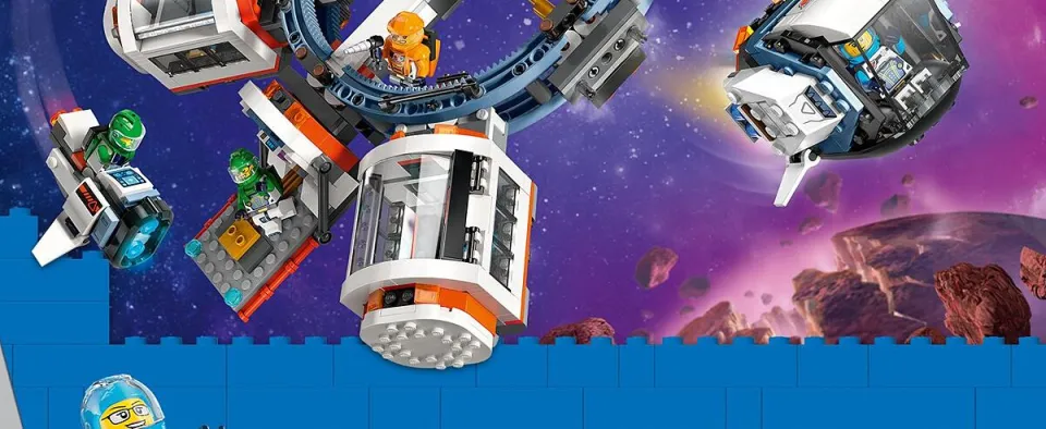 LEGO City 60433 Modular Space Station Building Toy (1097 Pieces