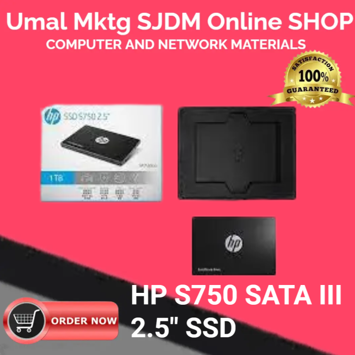 HP S750 3D Nand Internal PC SSD Sata III Gb/s Up to 560