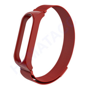 Strap Mi Band 7 6 5 4 3 Stainless Steel Milanese Tali Jam Xiaomi & Smart Bracellet M6 M5 M4 M3 OASE