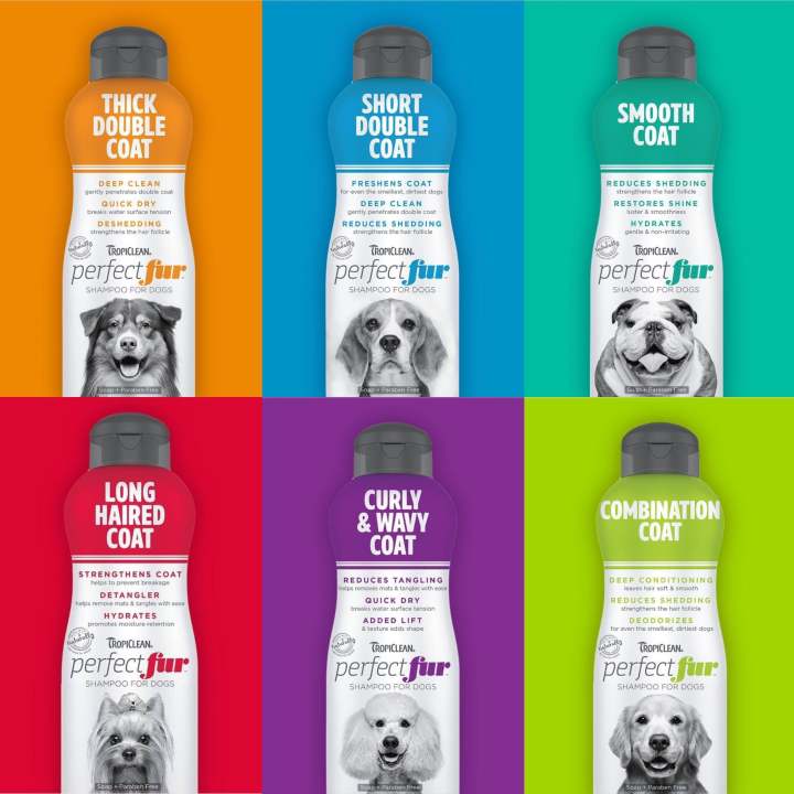 SỮA TẮM TROPICLEAN PERFECT FUR CHUYÊN DỤNG CHO TỪNG GIỐNG CHÓ Chai