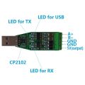 USB to RS485 Communication Module Bidirectional Half-Duplex Serial Line Converter. 