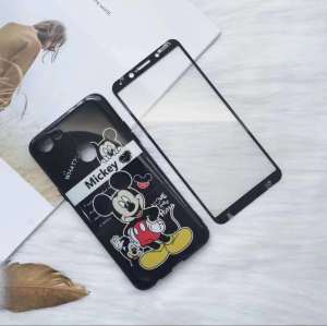 iPhone/Oppo เคสนิ่ม+ฟิล์มกระจกลายการ์ตูน มาใหม่ สำหรับรุ่น 🐣iPhone i6i6Gi6si7i8se2020🐣Oppo Realme5/5i/C3Reno5GA94A31A12A5sA7A71A5(2020)A9(2020)A15A15s