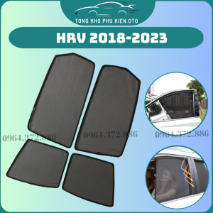 Rèm che nắng xe Honda HRV 2018-2022+ Bộ 4 tấm 4 cửa chắn nắng vừa khít form xe nam châm hút mạnh