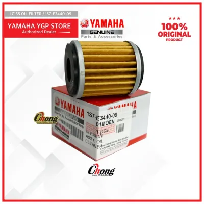 Yamaha Oil Filter/Element Assy Oil Cleaner/Penapis Minyak Hitam LC135 V1-V8 / SRL115 Fi/ FZ150i 1S7-E3440-00 Original HLY!