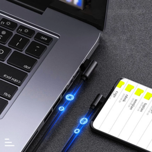 60W USB C ไป USB C สายเคเบิ้ล11.8 Type C To Type C To C สาย USBC To USBC เร็วสายชาร์จมุมขวาสายข้อมูล10Gbps