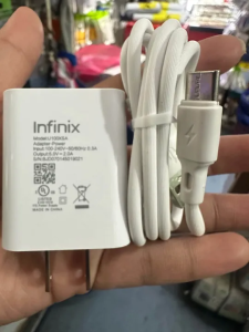 CARDINAL D : Infinix 18W Fast Charger Adapter with 6A High-Speed Data Cables