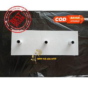 TATAKAN STAND BUNGA LAMPU DEKORASI BAHAN TRIPLEK ISI 3 LUBANG TANGKAI TERMURAH DAN TERLARIS