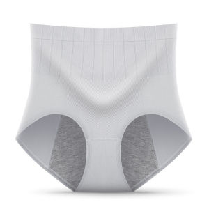 KUCHAR กางเกงชั้นในทางสรีรวิทยา เอวสูง เก็บท้อง กางเกงประจำเดือน จะไม่รั่วไหล เป้าต้านเชื้อแบคทีเรีย ไซส์ใหญ่ กางเกงในไร้ขอบ กางเกงในหญิง