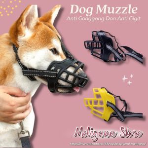 Penutup Mulut Anjing Anti Berisik Dan Gigit - Dog Muzzle Mouth Cover