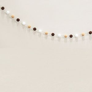 BZA6560 เรโทร แบนเนอร์วันเกิดสักหลาด สีกากีเชิ๊ต ลูกบอลขนเฟอร์ ผ้าสักหลาดสำหรับตกแต่งงานปาร์ตี้ดิจิตอล ชายธงธง ดีไอวาย ธงดึงสีน้ำตาล ของเด็กๆ