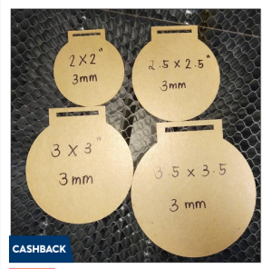 50pcs Blank Acrylic Medal 2.5inch ( thickness 3mm ) Clear/Transparent/2inch/3inch