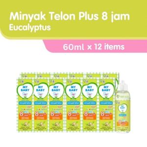 MY BABY Telon Eaucalyptus 60ml- 90ml-150ml - (Paket untuk 1doz /12botol).